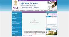 Desktop Screenshot of nicf.gov.in